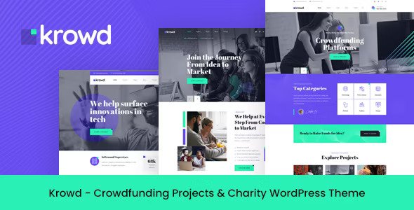 Krowd v1.3.6 – Crowdfunding & Charity WordPress Theme插图