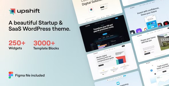 Upshift v1.0.1 – Startup & SaaS WordPress Theme插图