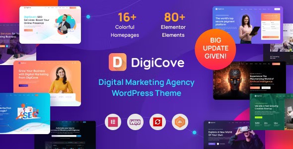 Digicove v1.0.1 – Digital Marketing Agency WordPress Theme插图