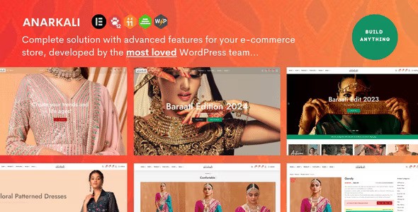 Anarkali v1.0.9 – Fashion Shop Ecommerce Elementor Theme插图