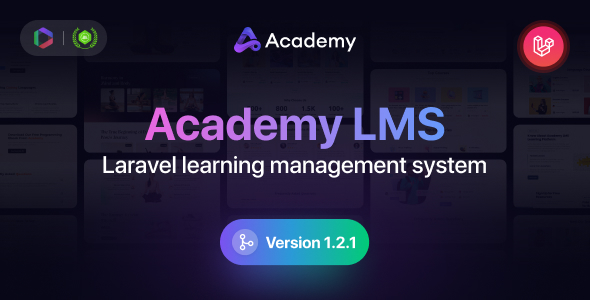 Academy LMS Laravel Learning Management System v1.2.1