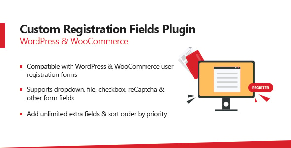 WooCommerce Custom Registration Fields Plugin v1.1.4插图