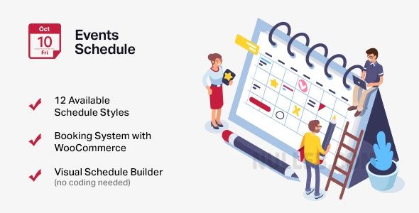 Events Schedule v1.2.1 – WordPress Events Calendar Plugin插图