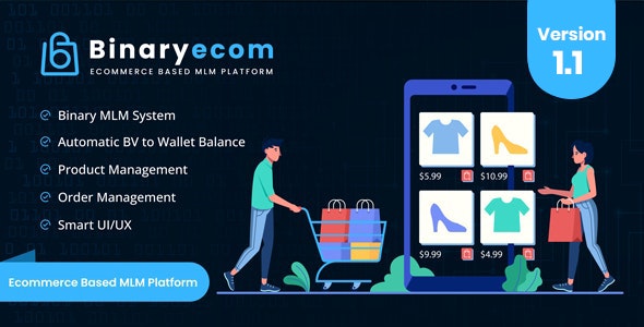 BinaryEcom v2.0 - Ecommerce Based MLM Platform插图