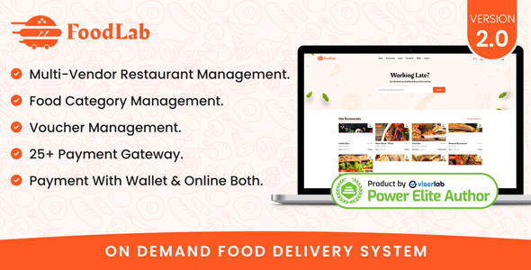 FoodLab v2.0 – On demand Food Delivery System