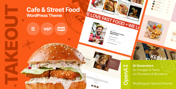 Takeout v1.0 – Cafe & Fast Food WordPress Theme