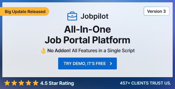 Jobpilot v3.21.0 – Job Portal Laravel Script