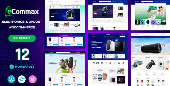 Ecommax v1.1.2 – Electronics & Gadget WooCommerce WordPress Theme插图