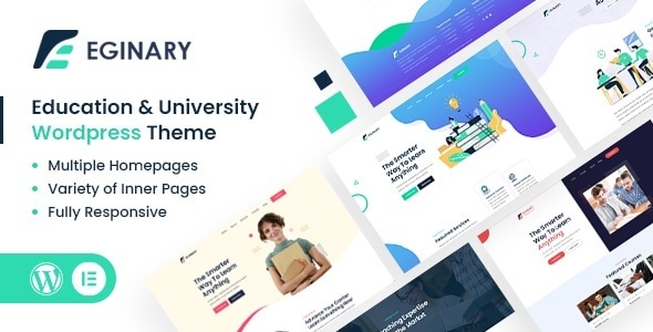 Eginary v1.0 – 教育与大学 WordPress