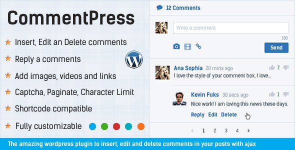 Comment System Plugin for WordPress & Ajax Comments - Comment Press v2.8.4