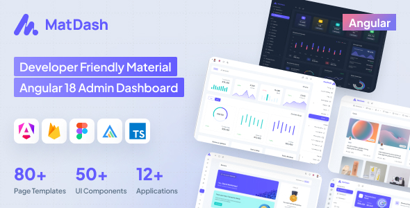 MatDash Material Angular Admin Template v2.0.0