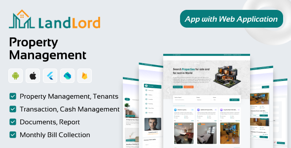 Property Management v1.0.8 - Apartment , Rent Collection, Tenant and Invoice Bill laravel script