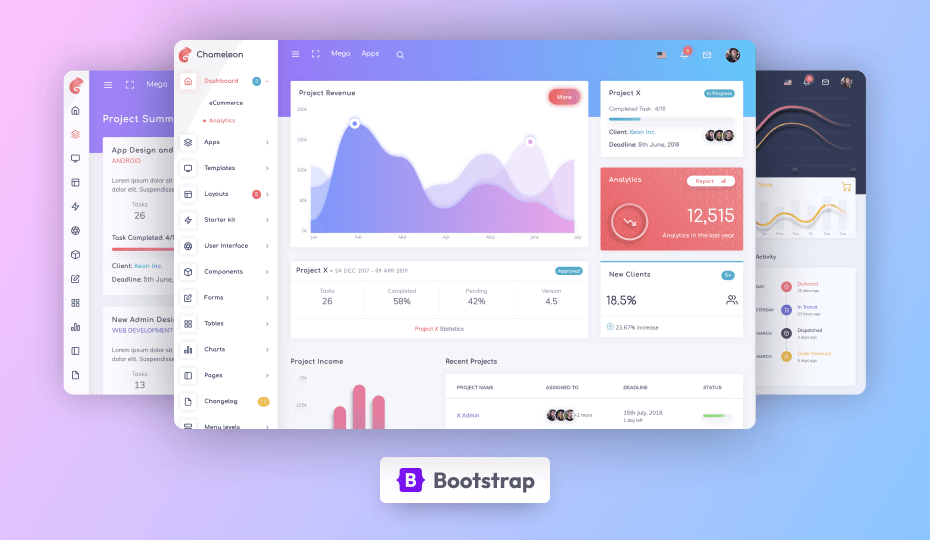 Chameleon Dashboard PRO - Bootstrap v1.2