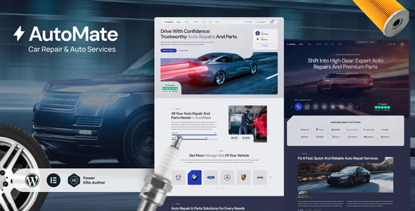 AutoMate v1.0 – Car Repair & Auto Services WordPress Theme