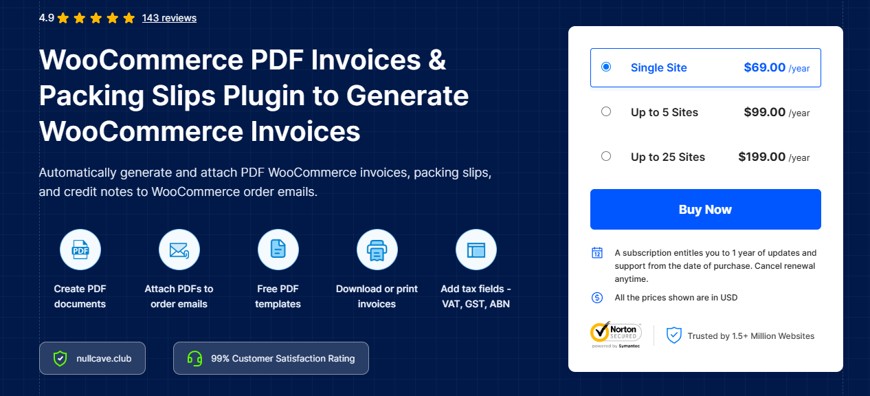 Webtoffee WooCommerce PDF Invoices, Packing Slips and Credit Notes (Pro) v1.6.2