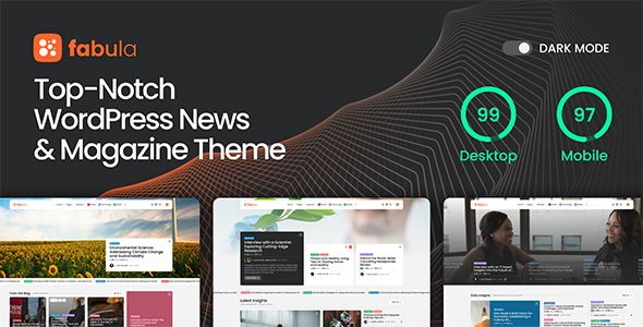 Fabula v1.0.5 - News & Magazine WordPress Theme