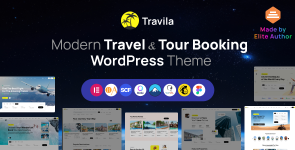 Travila v1.3 - 旅行预订 WordPress 主题