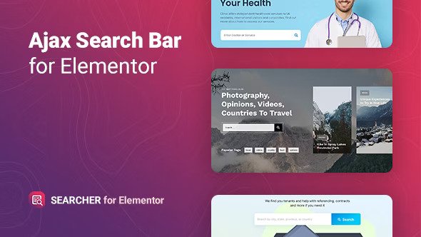 Searcher v1.0.3 – Ajax Search for Elementor