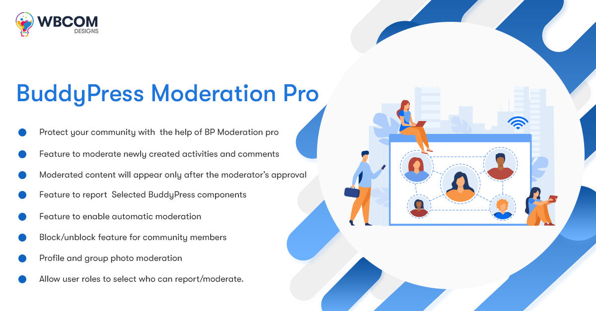 Wbcom Designs - BuddyPress Moderation Pro v3.7.1