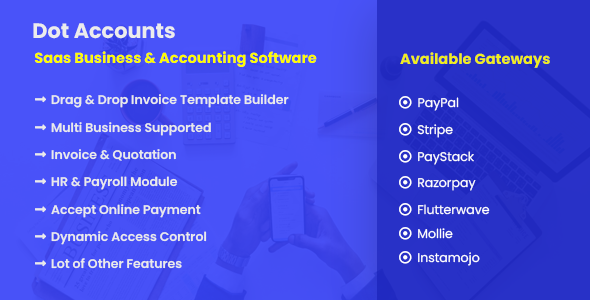 Dot Accounts v2.5 – SaaS 商业和会计软件插图