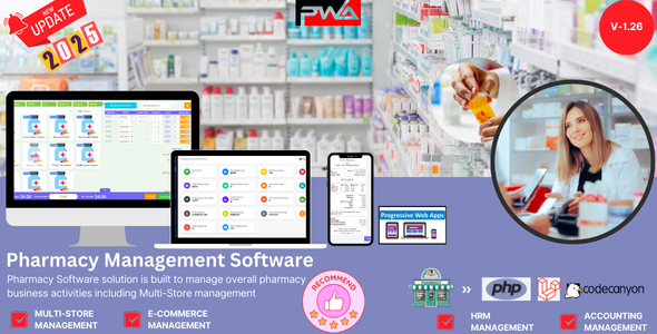 Pharmacy Management Software -PWA v1.26